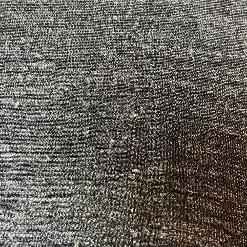 CYNTHIA ROWLEY Black & Charcoal Heathered Long Sleeve Top Size XL - Picture 7 of 7